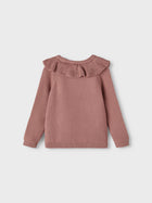 Lil' Atelier ROSANNA LS Orgaanilisest puuvillast kootud kampsun, burlwood