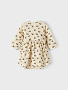 Lil Atelier GAYA LS BODY DRESS, fog