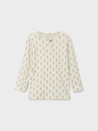 Lil Atelier GAGO orgaanilisest puuvillast pluus, turtledove/clover