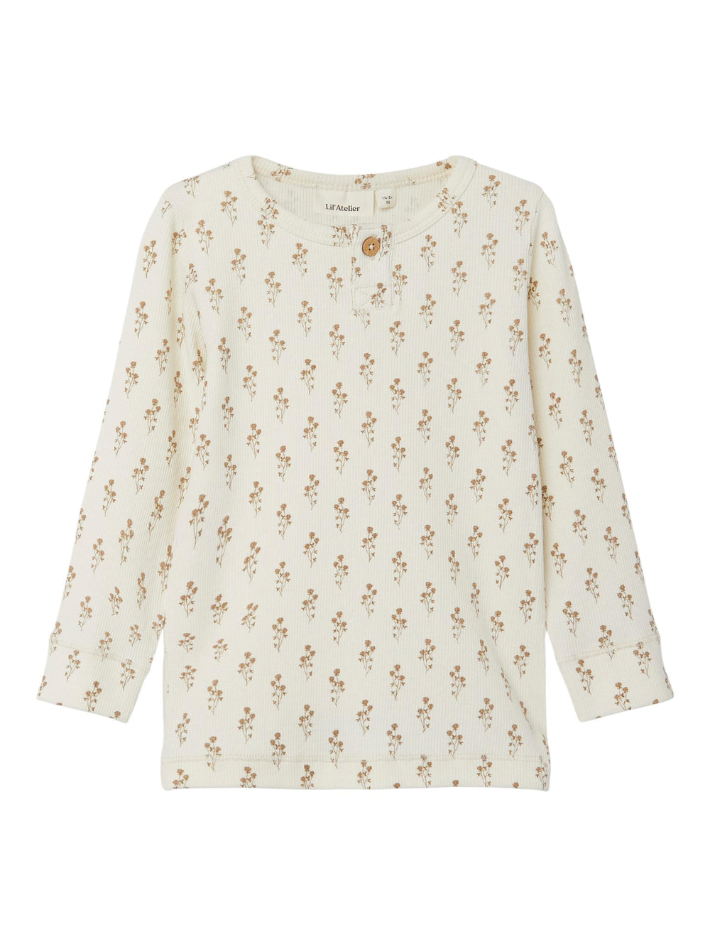 Lil Atelier GAGO orgaanilisest puuvillast pluus, turtledove/clover