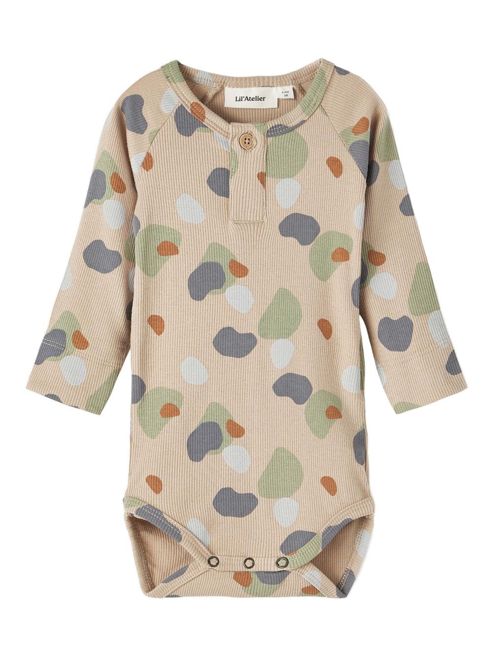 Lil Atelier GAGO orgaanilisest puuvillast body, white pepper
