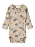 Lil Atelier GAGO orgaanilisest puuvillast body, white pepper