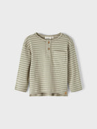 Lil' Atelier GAGO orgaanilisest puuvillast pluus, moss gray