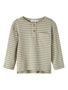 Lil' Atelier GAGO orgaanilisest puuvillast pluus, moss gray
