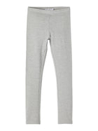 Name It DAVINA seest uhutud pinnaga retuusid, grey melange
