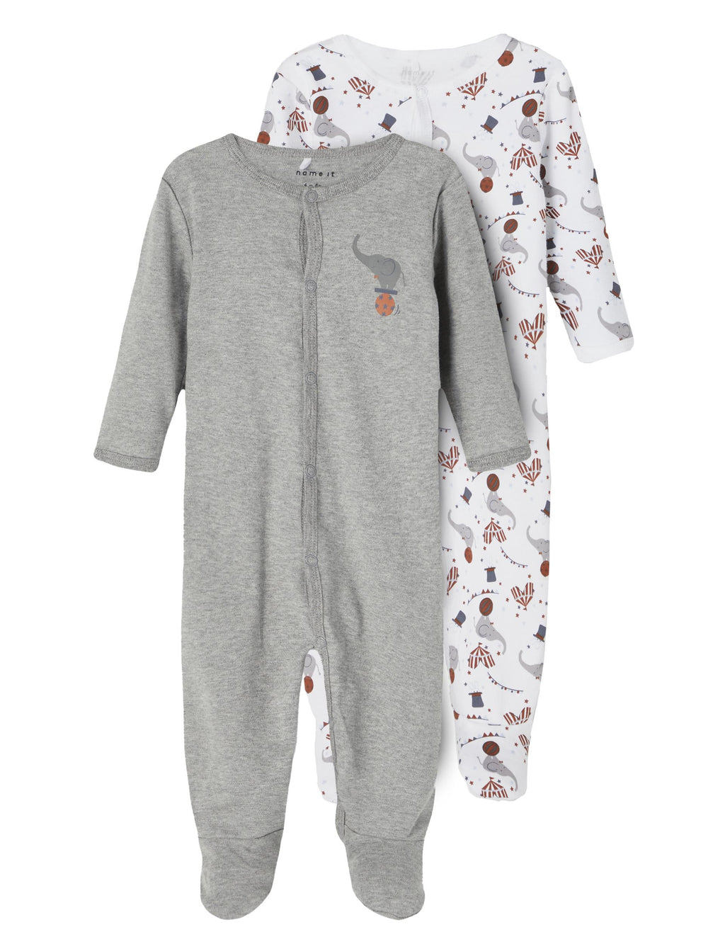 Name It CIRCUS toakombe 2 pakk, grey melange