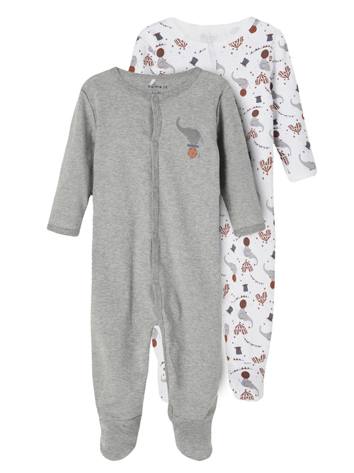 Name It CIRCUS toakombe 2 pakk, grey melange