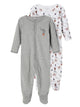 Name It CIRCUS toakombe 2 pakk, grey melange