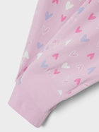Name It orgaanilisest puuvillast pidžaama, pink hearts