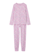 Name It orgaanilisest puuvillast pidžaama, pink hearts