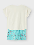 Name It orgaanilisest puuvillast pidžaama CAP POOL BLUE FLAMINGO, pool blue