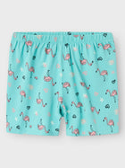 Name It orgaanilisest puuvillast pidžaama CAP POOL BLUE FLAMINGO, pool blue