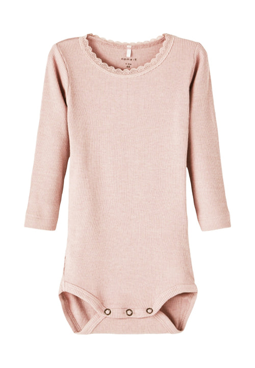 Name It KAB orgaanilisest puuvillast body, sepia rose