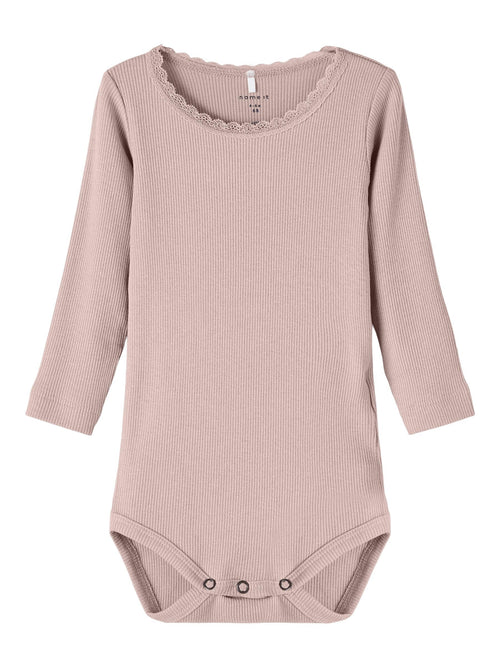 Name It KAB orgaanilisest puuvillast body, sepia rose
