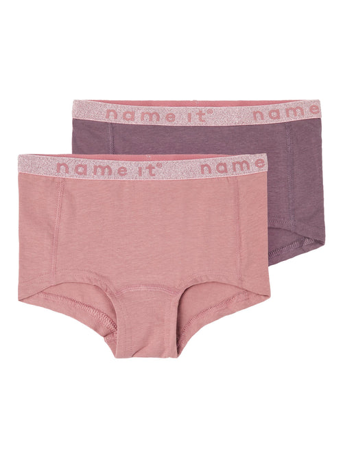 Name It tüdrukute aluspüksid 2 pakk, nostalgia rose