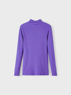 Name It NAKAL orgaanilisest puuvillast kõrge kaelusega sviiter, purple corallites
