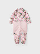 Name It Alfa FLORAL softshell kombe tüdrukutele, pink nectar