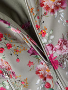 Name It Alfa FLORAL softshell pikem jope tüdrukutele, forest fog