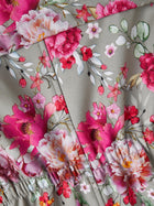 Name It Alfa FLORAL softshell pikem jope tüdrukutele, forest fog
