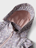 Name It Alfa08 softshell kombe tüdrukutele Small Flower, deauville mauve