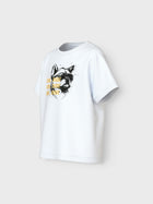 Name It VAGNO puuvillane T-särk, bright white