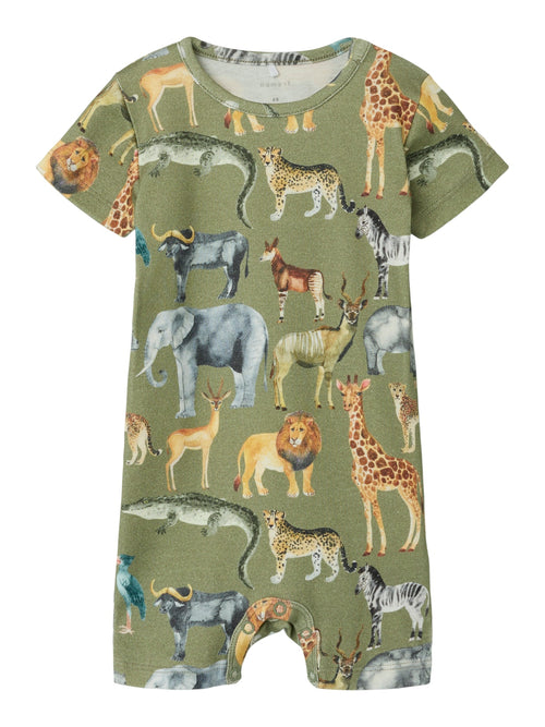 Name It JASEN romper, oil green