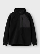 Name It MOVE03 tuulekindel fliisjakk, black