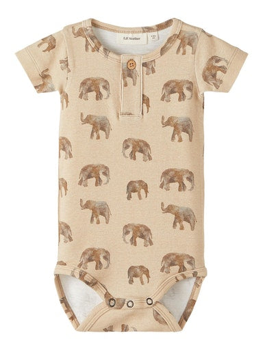 Lil Atelier GEO body, orgaanilisest puuvillast, pebble
