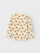 Lil' Atelier GEO orgaanilisest puuvillast pluus, fog/lion