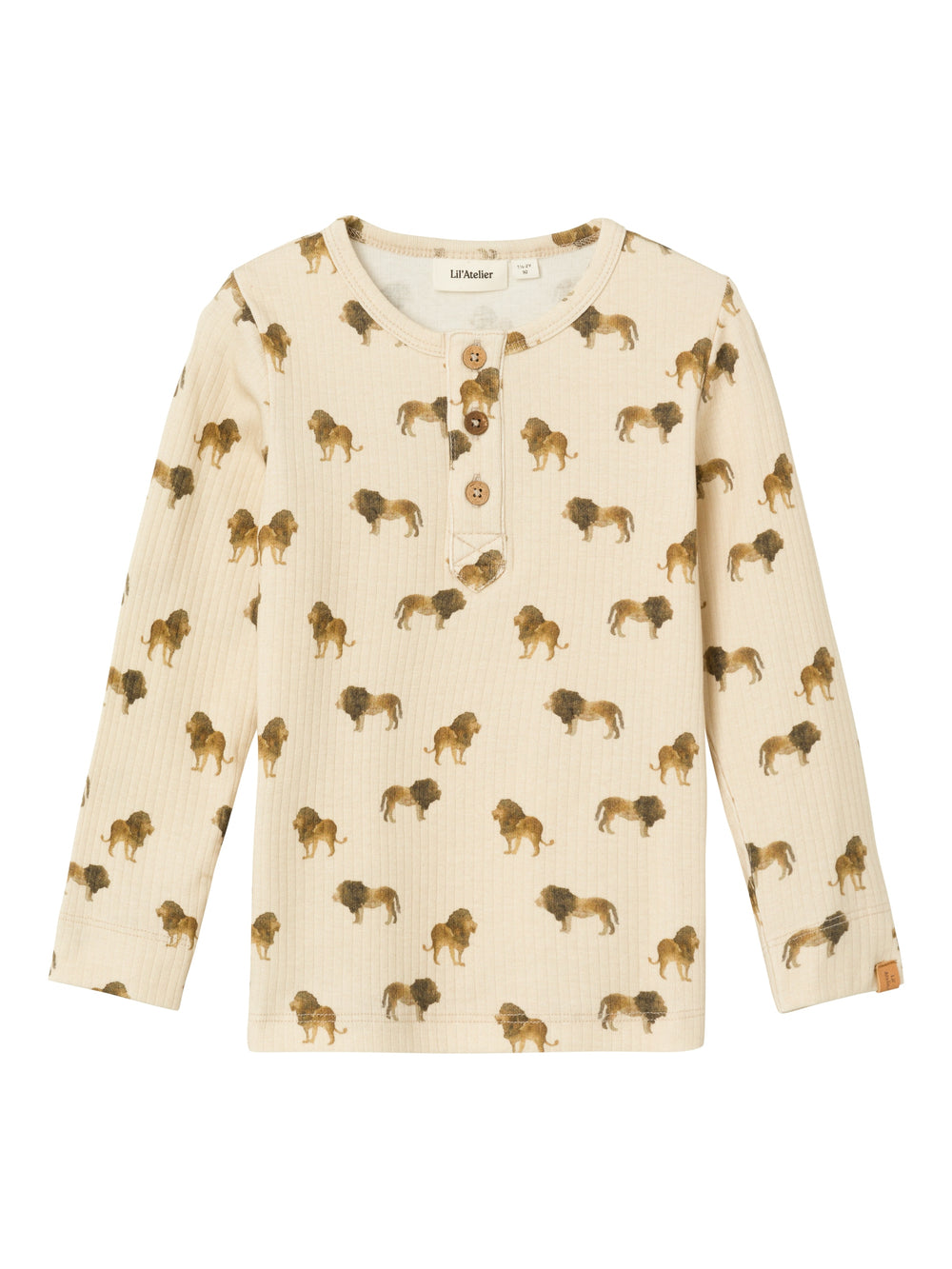 Lil' Atelier GEO orgaanilisest puuvillast pluus, fog/lion