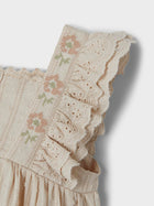 Lil' Atelier orgaanilisest puuvillast FANNIE kleit, sandshell