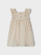 Lil' Atelier orgaanilisest puuvillast FANNIE kleit, sandshell