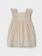 Lil' Atelier orgaanilisest puuvillast FANNIE kleit, sandshell