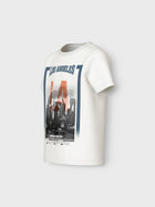 Name It Voto t-särk, bright white/los angeles