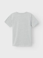 Name It MIKKO ROLLING STONES puuvillane t-särk, light grey melange