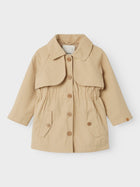 Lil' Atelier k/s mantel LAMADELIN TRENCH COAT, warm sand