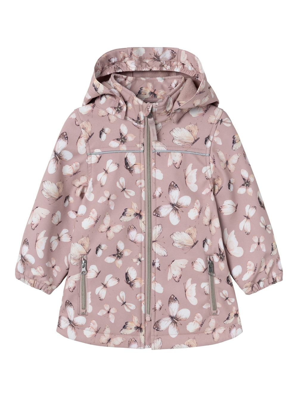 Name It ALFA08 FLY FO softshell jope tüdrukutele, deauville mauve