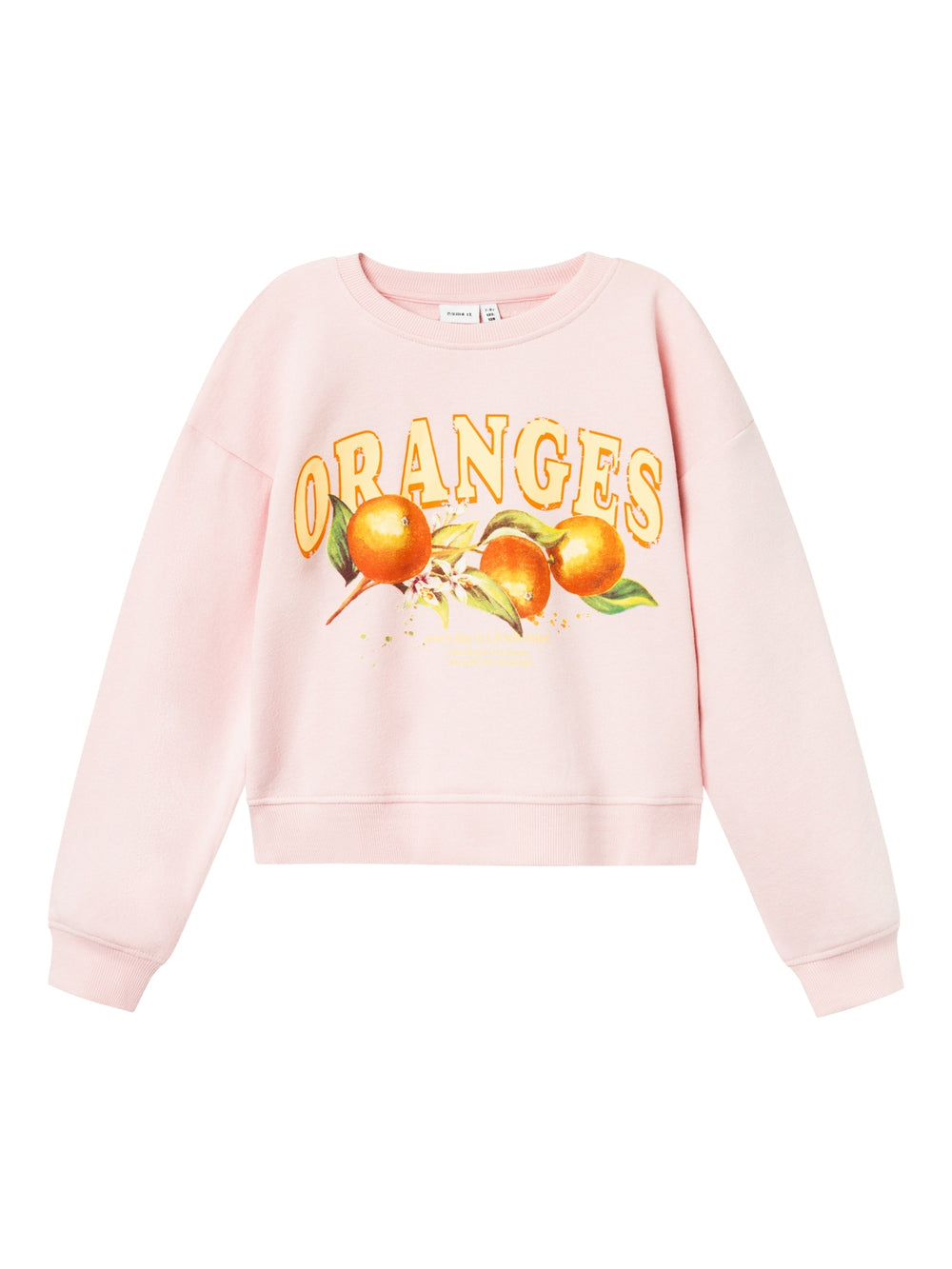 Name It HALENE LS LOOSE SHORT SWEAT, parfait pink