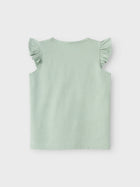 Name It VAYANA puuvillast pluus, silt green