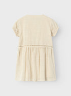 Lil' Atelier HALLA orgaanilisest puuvillast kleit, bleached sand
