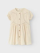 Lil' Atelier HALLA orgaanilisest puuvillast kleit, bleached sand
