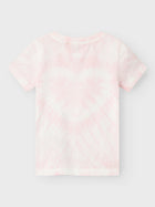 Name It puuvillane t-särk HEARTS, parfait pink