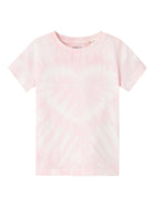 Name It puuvillane t-särk HEARTS, parfait pink