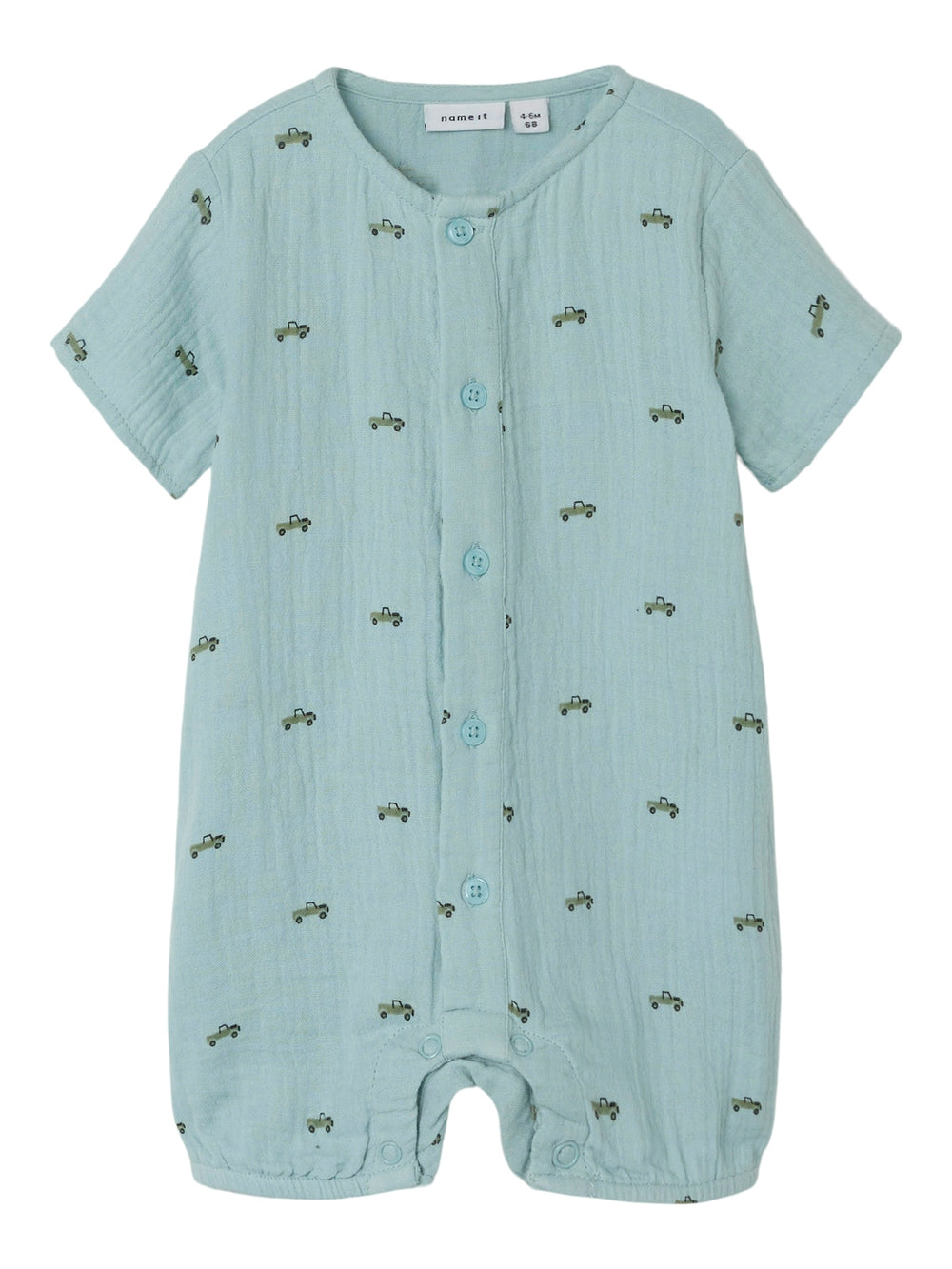 Name It HINKIAN musliinist romper, gray mist