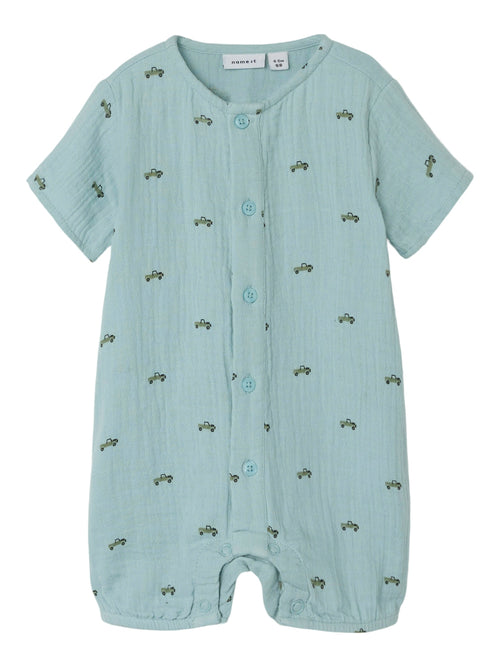 Name It HINKIAN musliinist romper, gray mist