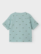 Name It HINKIAN musliinist pluus, gray mist