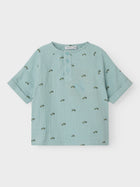 Name It HINKIAN musliinist pluus, gray mist