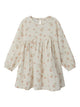 Lil' Atelier musliinkangast BIBA kleit, turtledove/strawberry