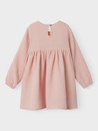 Lil' Atelier musliinkangast BIBA kleit, cameo rose/solid