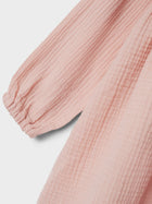 Lil' Atelier musliinkangast BIBA kleit, cameo rose/solid